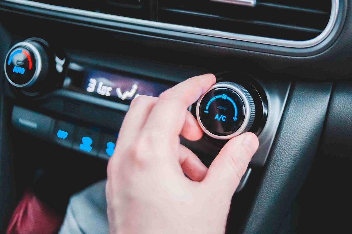 Automotive air conditioning repair at a home in the Morongo Basin California